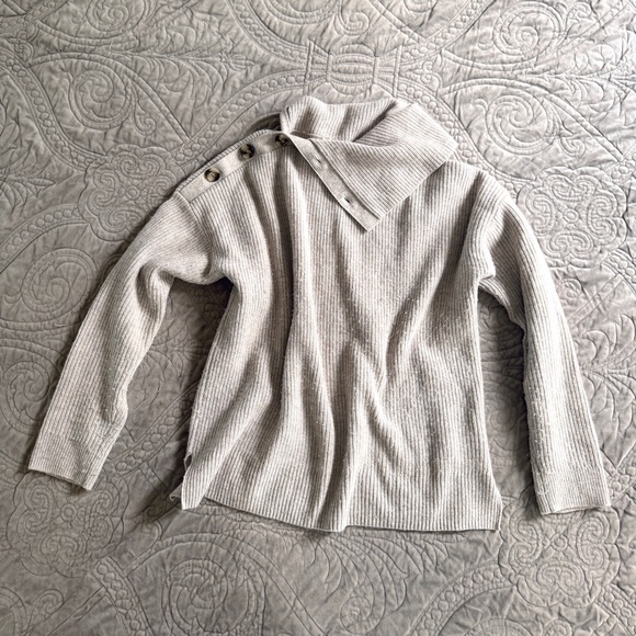 Madewell Sweaters - Madewell Button-Shoulder Sweater